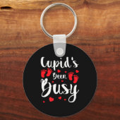 Cud's Been Busy Funny Baby Reveal 2025 Valentine N Schlüsselanhänger (Vorderseite)