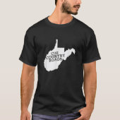 Cue Country Roads West Virginia T-Shirt (Vorderseite)