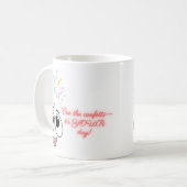 Cue den Konfetti in der Tasse des blauen Kindergeb (Vorderseite Links)