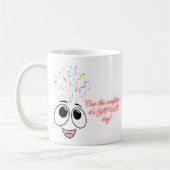 Cue den Konfetti in der Tasse des blauen Kindergeb (Links)