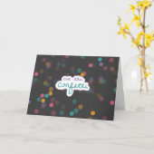 Cue die Confetti-Karte Karte (Gelbe Blume)