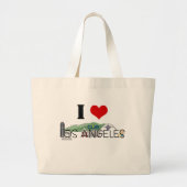 CUE Los Angeles Jumbo Tote Bag Stoffbeutel (Vorne)