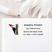 Cue lustige Pileated Woodpecker Cartoon Illustrati (Insitu)