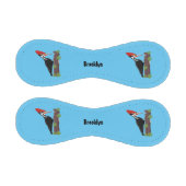 Cue lustige Pileated Woodpecker Cartoon Illustrati Baseball (Paneele)