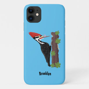 Cue lustige Pileated Woodpecker Cartoon Illustrati Case-Mate iPhone Hülle