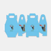 Cue lustige Pileated Woodpecker Cartoon Illustrati Geschenkschachtel (Ungefaltet)