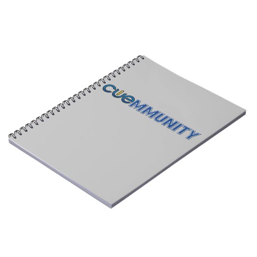 CUE-MMUNITY-Notebook Notizblock (Linke Seite)