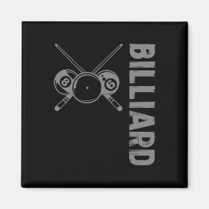 Cue Sports Clips Billiards Magnet