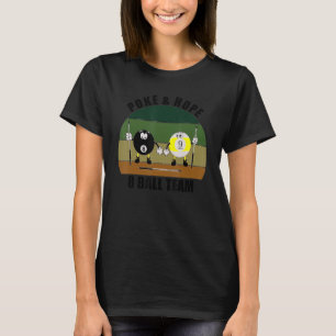Cue Sports Pool Billiard Team Poke & Hope 8 Ball T-Shirt