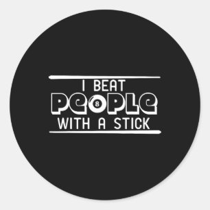 Cue Stick Snooker Bar Table Billiards Rack Chalk P Runder Aufkleber
