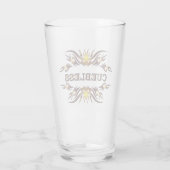 CUEBLESS Trinkglas Glas (Rückseite)