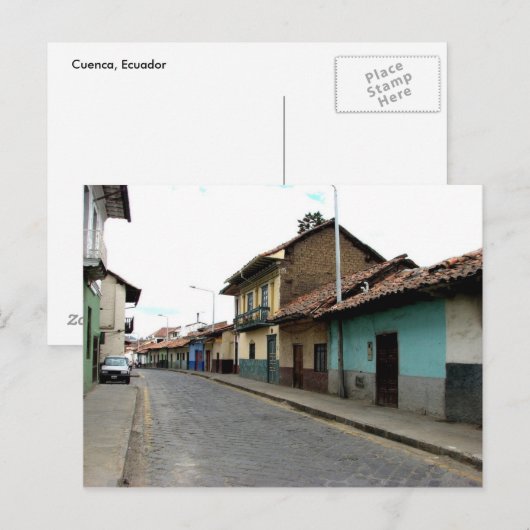 Cuenca, Ecuador Postkarte (Vorne/Hinten)