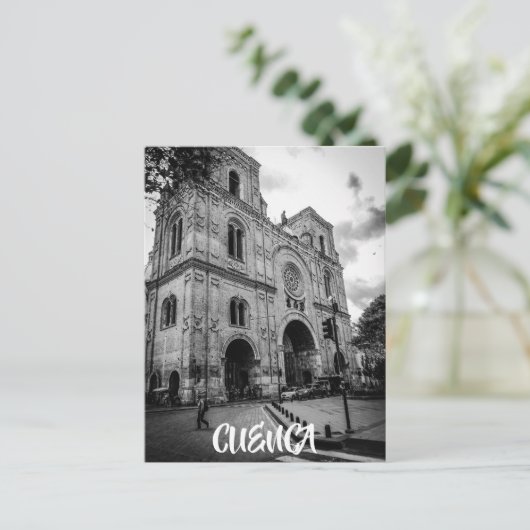 Cuenca, Kathedrale von Ecuador Postkarte (Stehend Vorderseite)