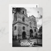 Cuenca, Kathedrale von Ecuador Postkarte (Vorne/Hinten)