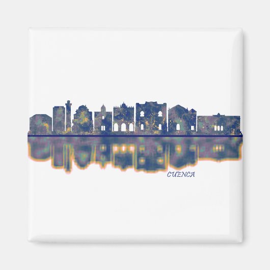 Cuenca Skyline Magnet (Vorne)