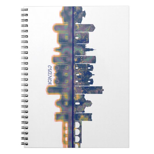 Cuenca Skyline Notizblock (Vorderseite)