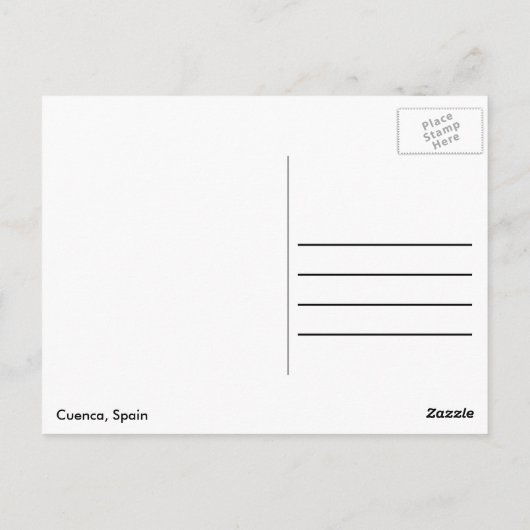 Cuenca Spain Postcard Postkarte (Rückseite)