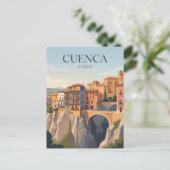 Cuenca Spanien Postkarte (Stehend Vorderseite)