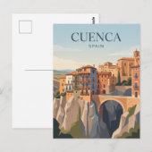 Cuenca Spanien Postkarte (Vorne/Hinten)