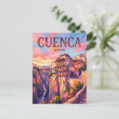 Cuenca Spanien Postkarte (Stehend Vorderseite)