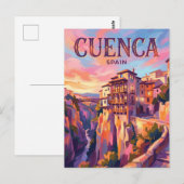Cuenca Spanien Postkarte (Vorne/Hinten)