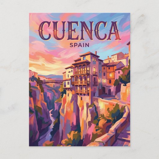 Cuenca Spanien Postkarte (Vorderseite)