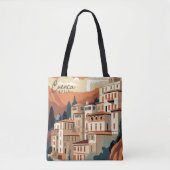 Cuenca Spanien Vintage Kunst Tasche (Vorderseite)