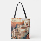 Cuenca Spanien Vintage Kunst Tasche (Rückseite)