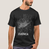 Cuenca-Stadtkarte (GROSSDRUCK) T-Shirt (Vorderseite)