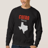Cuero Texas USA State America Travel Texas Sweatshirt (Vorderseite)