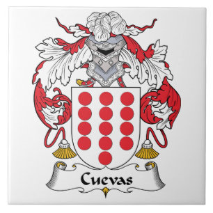 Cuevas Familienwappen Fliese