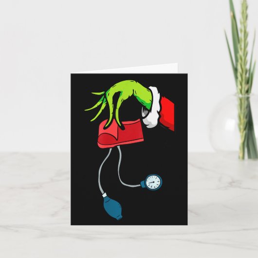 Cuff em Er Rn Icu Nurse Christmas Holiday Party Ho Karte (Vorderseite)