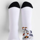 Cuff 'Em Goose Nurse Funny Silly Goose Nurse Socken (Oben)