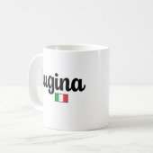 Cugina Italian Flag Mug Kaffeetasse (Vorderseite Links)