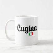 Cugina Italian Flag Mug Kaffeetasse (Links)