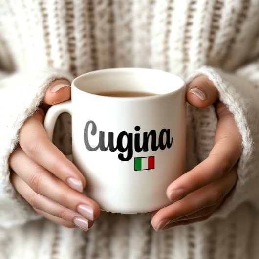 Cugina Italian Flag Mug Kaffeetasse