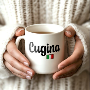 Cugina Italienische Flagge Tasse
