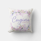 Cugina Lilies - Geschenk für Cousin Kissen (Vorderseite)