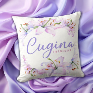 Cugina Lilies - Geschenk für Cousin Kissen