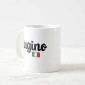 Cugino (Cousin Him) Italian Flag Mug Kaffeetasse (Vorderseite Links)