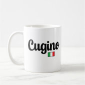 Cugino (Cousin Him) Italian Flag Mug Kaffeetasse (Links)