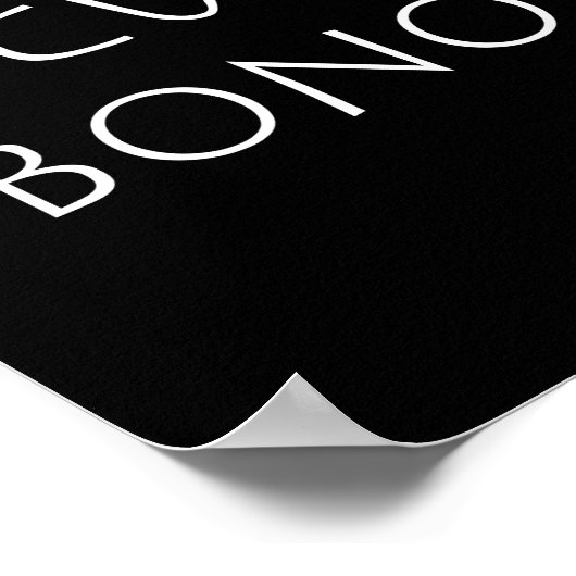 Cui bono poster (Ecke)