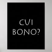 Cui bono poster (Vorne)