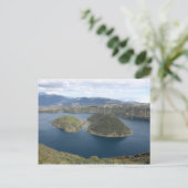 Cuicocha-See - Vulkanischer Krater in Ecuador Postkarte (Stehend Vorderseite)