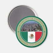 Cuidad de Mexico Magnet (Vorderseite/Rückseite)