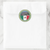 Cuidad de Mexico Runder Aufkleber (Tasche)