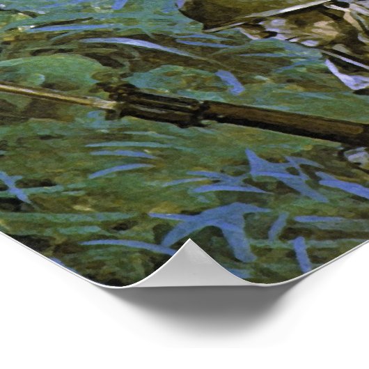 Cuidado Care Bushmaster mit Bolo Poster (Ecke)