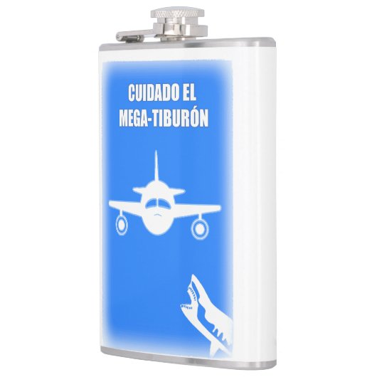 Cuidado El Tiburon Flachmann (Links)