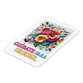 Cuídate para crecer regalo floral magnet (Linke Seite)
