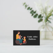Cuido ninos visitenkarte (Stehend Vorderseite)